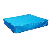 Waterproof Oxford Cloth Sandbox Cover - Square Dust Protection with Drawstring for Garden Sandpit 230x200cm Blue - Durable Outdoor Sand Cover for Kids