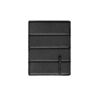 Waterproof Oxford Cloth Sitting Pad - Portable Folding Mat for Hiking, Beach, and Picnic - Lightweight Anti-Dirty Seat Pad(Black a,Large)