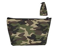 Waterproof Oxford Cosmetic Bag Camo Camouflage Hunting, Large Capacity Makeup Pouch with Zipper for Girls Women, Luxury Toiletry Pen Pencil Cosmetic Holder