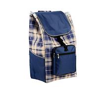 Waterproof Oxford Fabric Shopping Cart Bag, 48L, & Spacious, Perfect for Grocery Shopping, Heavy-Duty Solution for Practical, Eco-Friendly Transport.