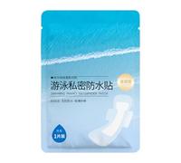 Waterproof Pads for Swimming - Clear Skin-Friendly Hygiene Liners for Private Area Protection | Portable Stickers for Women, Girls, Ladies - 4-Pack Swim Spa Bath Beach Pool Sports Daily Use