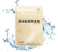 Waterproof Pads, Hygiene Sticker, Skin Friendly Clear Liners with 3.9 X 2.7 Inches Size, Private Area Protections for Swimming Spa, Bath, Daily, Girls, Women, Ladies, Transparent