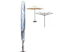 Waterproof Parasol and Rotary Washing Line Cover by SpeedwellStar - 180x20 cm Heavy Duty 210D Oxford Fabric with UV Protection and Drawstring - Breathable Outdoor Cover