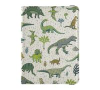 Waterproof Passport Holder Dinosaurs Pattern Passport Cover Premium PU Leather Passport Bag 5.7 * 4.3in, Colorful, One Size