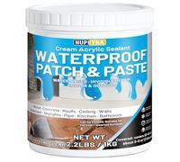 Waterproof Patch & Seal Rubberized Sealant Paste, Anti-Leakage Clear Waterproof Paste Invisible Repair for Curved and Vertical Indoor & Outdoor Surfaces: Wood, Tile, Stone, Roofs, Walls 1KG