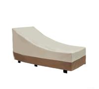 Waterproof Patio Lounge Chair Covers Heavy Duty Fabric with Ventilation and Handles for Easy Storage and Furniture Protection (208 * 76 * 79cm)