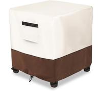 Waterproof Patio Small Side Table Cover,Square Outdoor Ottoman Covers,Heavy Duty 600D Patio Wicker Side Table Cover,Fits Square PatioTable, All-Weather Furniture Protection.22"W x 22"D x 18"H