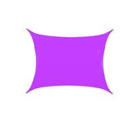 Waterproof Patio Sun Shade Sail 2m x 1.8m Purple 98% UV Protection Ideal for Garden Backyard Parties Decks & Courtyards - Perfect Outdoor Canopy Cover