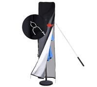 Waterproof Patio Umbrella Cover 420D Heavy Duty with Top Vent, Drawstring Hem and Windproof Design,fits 2m to 3.3m Parasol/4.5m Double-Sided Umbrella, Garden Umbrella Parasol cover