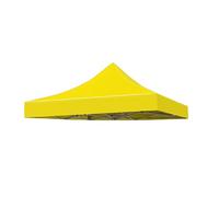 Waterproof Pavilion Canopy Replacement - Sunshade Windproof Rainproof for Garden Terrace Pool (Top Only) - Yellow 2.5m x 2.5m