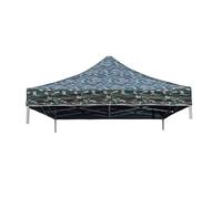 Waterproof Pavilion Replacement Canopy Cover Windproof Outdoor Shade UV Protection Oxford Fabric for Camping Market Car - 2x2m (Only Cover)