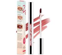 Waterproof Peel Off Lip Stain, Long Lasting Matte Lip Liner with Easy Peel & Reveal Tint, Highly Pigmented Transfer-Proof Anti-Smudge Formula, Natural Smooth Makeup - Brick Red