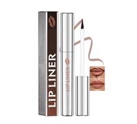 Waterproof Peel Off Lip Stain with Matte Silky Texture Non-Sticky Formula Moisture-Rich Lip Tint Rich Pigment Liner Stain for Natural Look and Precise Application Smudge-Resistant (Brown)