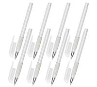 Waterproof Pen 8pcs Fine Point Plastic for Tattooing | White Salon Tool, Eyebrow Mapping and Lip Bleaching Use, Beginner Friendly, Artists Pack