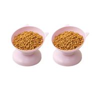 Waterproof Pet Food Bowl Travel Friendly Inclined Plastic Water Container Food and Water Compact Pet Feeding Bowl