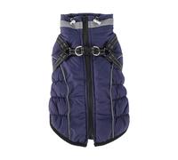 Waterproof Pet Jacket With Harness Winter Warm Dog Clothes for Small Large Dogs Labrador Coat Chihuahua French Bulldog Outfits