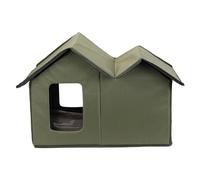 Waterproof Pet Shelter - Folding Outdoor Playhouses for Wild Cats | Cat Puppy Kennel in the Backyard, Bed To Sleep, Shelter For Stray Cats,