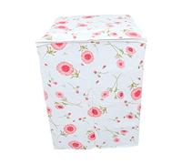 Waterproof Peva Washing Machine Cover for Front Loading Use Red | Wear Resistant, Reusable Protective Design, Creative Colourful Patterns, 59x62x87cm Size