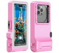 Waterproof Phone Case for Snorkeling - Underwater Touchscreen Housing, Universal Underwater Photo&Video Diving Case for iPhone 16/15/14 Pro Max Samsung Galaxy S25/S24 Ultra Up to 6.9'' Purple