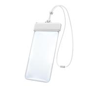 Waterproof Phone Case Pouch - Touchscreen Compatible Diving Protector, Dustproof Seal Bag | Large Capacity Transparent TPU ABS Waterproof Holder for Beach Pool Kayak Fishing Travel Use