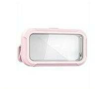 Waterproof Phone Holder - Shower Phone Mount with Removable Adhesive, 360° Rotatable Wall Bracket for Bathroom Kitchen, Enhanced Viewing Angles (Pink)