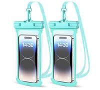 Waterproof Phone Pouch [2-Pack],IPX8 3D Waterproof Phone Case Dry Bag for iPhone 15/14/13/12/11 Pro XS MAX Samsung S23 S22 Phone Pouch for Beach Kayaking Travel up to 7.2"