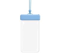 Waterproof Phone Pouch - 20x11cm IPX8 Extra Floating Bag with Lanyard | Touch Screen Compatible Waterproof Case For Below 7.2 Inch Phones | Swimmers Delivery Riders Rainproof
