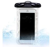 Waterproof Phone Pouch Beach - Universal Cell, Phone Dry Bag Case with Touchable Screen Water Resistant Floating, Dry Pouch for Swimming Snorkeling Kayaking Cruise Ship | Pool Boating White