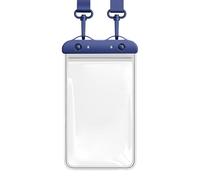 Waterproof Phone Pouch - Dry Phone Holder with Wrist Strap - Case for Swimming, Beach, Pool, Cruise, Holiday, Travel, Road Trip, Swimming, Diving, Purple Blue, Se référer au descriptif, Refer to