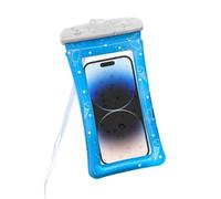 Waterproof Phone Pouch for Swimming - Floating Touchscreen Bag for Water Sports, Secure Seal Design with Adjustable Lanyard, Protective Case for Swimming Diving Beach Shower Sauna Travel, 7.5 Inch