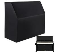 Waterproof Piano Shooter - Full Size Upright Cover, Black Storage Bag, High Performance Protection Accessories, Dustproof Fabric Shield Solution with Standard Adjustment Design for the M