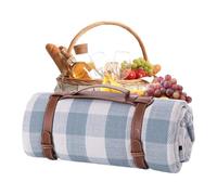 Waterproof Picnic Blanket 200 x 150 cm Washable with Strap | Picnic Mat for Outdoor Games for Party Beach Park Patio Lawn Garden Plot Musi Festival
