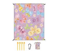 Waterproof Picnic Mat,Outdoor Picnic Mats,Portable Camping Blanket with Picnic Pad, Foldable Beach Mat 70.8x86.6 inch, Outdoor Grass Blanket Yes