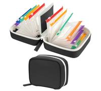 Waterproof Pill Bag Set,Leakproof Reusable Zippered Storage Case, Lightweight and Waterproof for Storing Drugs and Health Products(Black)