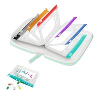 Waterproof Pill Box | Reusable Weekly Box with 7 Zippered Pouches | Pill Box - for Handbag, Pocket, Bag, Home, Travel and Business Travel