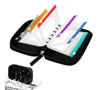 Waterproof Pill Box Set, Reusable Weekly Box with 7 Zippered Pouches, Travel Pill Box | for Tablets Supplements Travel and Business Travel Bag Pocket Bag
