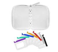 Waterproof Pill Organizer, 7 Zippered Pouches Portable Medicine Case | Reusable, Compact, Travel Friendly | Tablet Supplement Storage for Home Business Trip Purse Pocket Bag