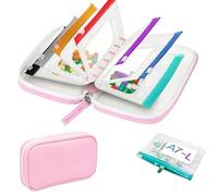 Waterproof Pill Organizer Set, Daily Large Pill Organizer for Seven Days, Pill Storage with 14/7 Color-Coded Pouches, Reusable Travel Medicine Organizer