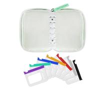 Waterproof Pill | Portable Box with 7 Zipper Compartments - Pill Organizer | for Handbag, Pocket, Backpack, Home, Travel, Business Trip