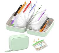 Waterproof Pill Pouch Set-7/14pcs Bags Inside,A8 Waterproof Pill Organizer Set,7 to 14 Days of Meds & Medicine Crush-Resistant Shell