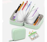 Waterproof Pill Pouch Set， 7 Day AM PM Travel Pill Box with Zipper Case, Portable Pill Case with 14 Pcs Writable Reusable Sealable Pill Pouches for Purse Pocket, Medicine Vitamin Supplement Organizer