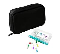 Waterproof Pill Pouches Set with Zipper, Reusable Travel Medication Organiz