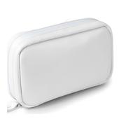 Waterproof Pill Pouches with Box, 14 Pouch Pills Holder with Zippered Binder, 7-14 Day Travel Pill Organiser Portable Reusable for Travel(White)