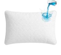 Waterproof Pillow Protectors, 48 × 74 cm Breathable Pillow Covers Machine Washable Pillowcase for Home & Hotel Use F4-FSZT