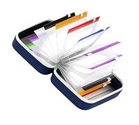 Waterproof Pills Pouch Set, 14pcs Set A8 Waterproof Tablet Organizer Set with Binder Self-Sealing Design, Reusable Medicines Storage Weekly Medicines Organizer with Writable Notes for Travel Purse Use