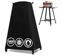 Waterproof Pizza Oven Cover for Gozney Arc/Arc XL on Stand, COMPEAK Outdoor Pizza Oven Accessory Made of 600D Thick Fabric, Tear Resistant, Windproof with Adjustable Buckles (Cover Only)