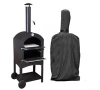 Waterproof Pizza Oven Cover Heavy Duty Protective Shell Against Rain Snow Dust for Patio Use - 168x58x45cm Size(160 * 68 * 63cm)
