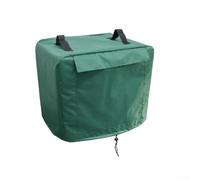 Waterproof Pizza Oven Cover with Storage Pocket - Breathable Protector for Gas Grill - Sun & Rain Shield 420D Fabric - Outdoor Cooking Gear 21.5x18x15 Inch(210D Ink Green)