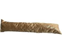 Waterproof Plain Fabric Draught Excluder Draft Insulator designed to block drafts or cold air from entering through the bottom of doors Hallway Energy Saver (Golden Slate Velvet)