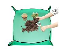 Waterproof Planting Liner - Large Square Proof Potting Sheet, Heavy Duty PE Tarp | Foldable Seedling Tray For Succulents Greenhouse Porch Apartment Patio Hardware Equipment Supplies